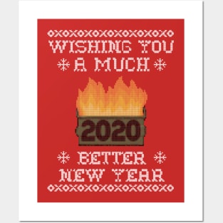 Wishing You A Better New Year Posters and Art